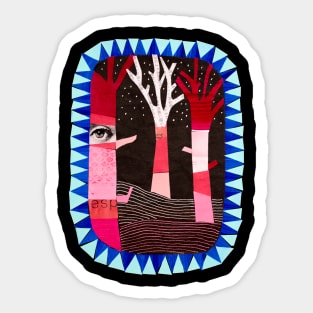 Un bosque Sticker